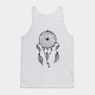 Black and white dream catcher Tank Top